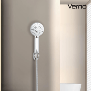 Verno ชุดฝักบัวสายอ่อน 3 ระบบ รุ่น LD-509 ขนาด 10.5x24.8x1.5ซม. สีเงิน