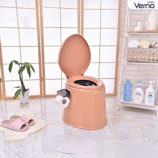 Verno ชักโครกเคลื่อนที่ รุ่น BXY026-G ขนาด 42x50x41 ซม. สีน้ำตาล