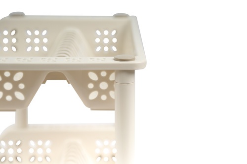 GOME ที่คว่ำจาน 3 ชั้น 37x49x66 ซม. LOLA-02 สีเบจ