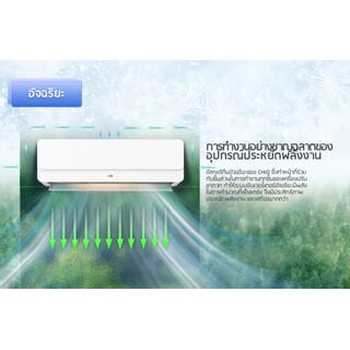 CHiQ เครื่องปรับอากาศ Inverter ขนาด 12000 BTU รุ่น CSDC-12D สีขาว