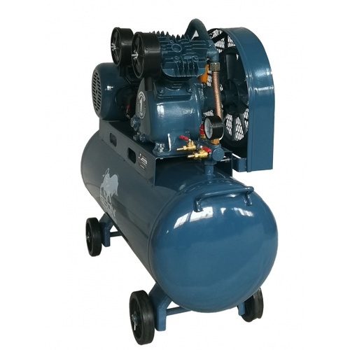 BISON ปั๊มลมสายพาน ขนาด 64 ลิตร 2 แรงม้า รุ่น 2051-64