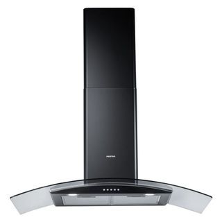 MEXเครื่องดูดควันกระโจมทรงกระจกโค้ง สีดำ รุ่น MC390BV	