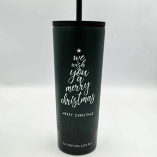 LAMAYON Christmas premium glass 710 มล. รุ่น ZBST03 สีเขียว