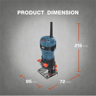 SENIX เครื่องทริมเมอร์ไฟฟ้า 1/4นิ้ว 510W รุ่น PRE5.1-M-EU สีน้ำเงิน - ดำ
