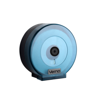 Verno กล่องกระดาษทิชชู่ ม้วนใหญ่  รุ่น 609A ขนาด 26.8x27x12 ซม. สีฟ้า