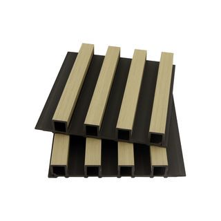 GREAT WOOD ไม้ฝ้าระแนง WPC GP-IN26 16.8*2.4*290 ซม. 2Tone Light Brown