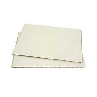 GREAT WOOD แผ่นตกแต่งผนังและฝ้า PVC GPPVC3.7-9 40*0.8*290 ซม. Warm yellow