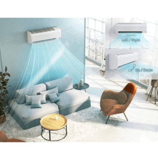 SAMSUNG เครื่องปรับอากาศ S-Inverter Eco Plus 18000BTU AR18DYHZBWKNST สีขาว