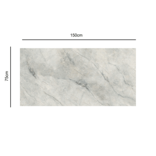 La Arezza 75X150  ซม.กระเบื้องพอร์ซเลน รุ่น Luxura marble brown (DGD20241015) High-glossy Random (2pcs /box  2.25 sqm)