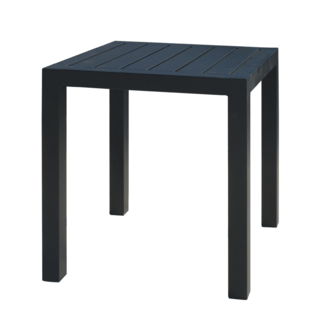 SUMMER SET โต๊ะ outdoor อลูมิเนียม Laemchabang ขนาด 45x45x50 ซม. สีดำ