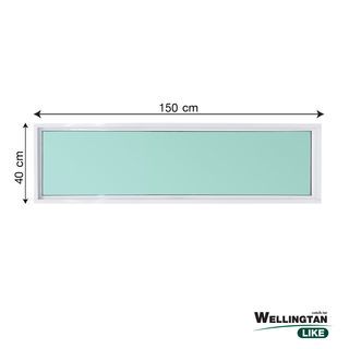 WELLINGTAN (LIKE) ช่องแสงอะลูมิเนียม 150x40ซม. สีขาว