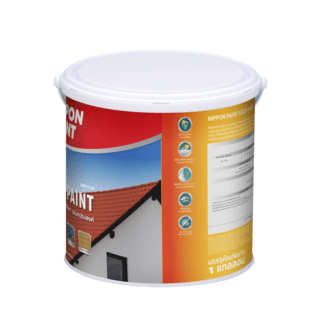 NIPPON PAINT สีน้ำอะคริลิกทาหลังคา ROOF PAINT NP-3180 ขนาด 1 กล สีแดงตะวัน