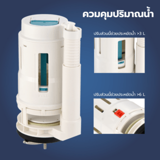 Verno แกนน้ำออกสำหรับสุขภัณฑ์ชักโครกชิ้นเดียว รุ่น PQS-AH021 ขนาดท่อ 3 นิ้ว สูง 21 ซม. 