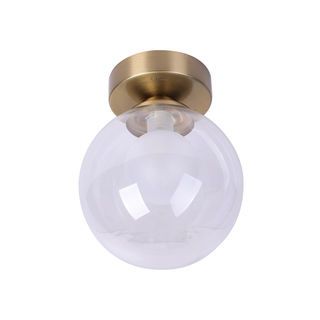 EILON โคมติดผนังทรงกลม ขั้ว G9 รุ่น GDD-8769 ฐานสีทอง โคมสีใส