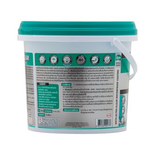 SISTA อัลตร้าเคลียร์ ผลิตภัณฑ์กันน้ำรั่วซึม 4 กก. สีใส