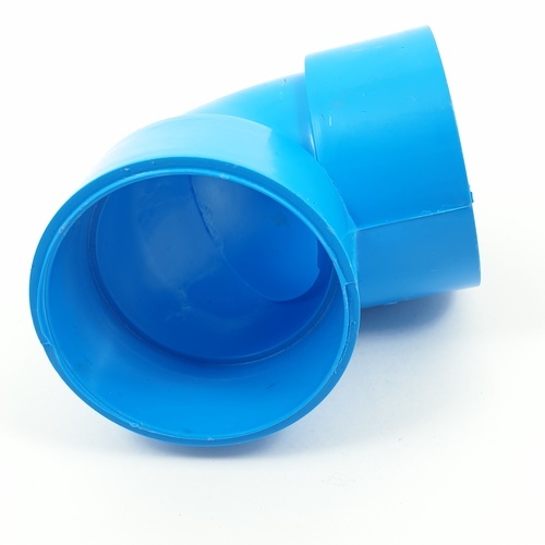 AAA ข้องอ 90 บาง 1 1/2(40) ชั้น 8.5 สีฟ้า