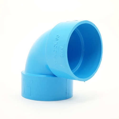 AAA ข้องอ 90 บาง 4(100) ชั้น 8.5 สีฟ้า