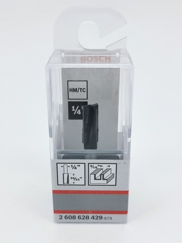 BOSCH ดอกเซาะร่อง(ตรง) /4 (5/16 X 25/32 X 2)#429