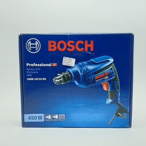 BOSCH สว่านไฟฟ้า 10มม. 450W รุ่น GBM10RE