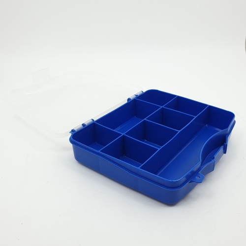 PORT-BAG กล่องเครื่องมือช่าง (8ช่อง) รุ่น OR06 BLUE สีฟ้า