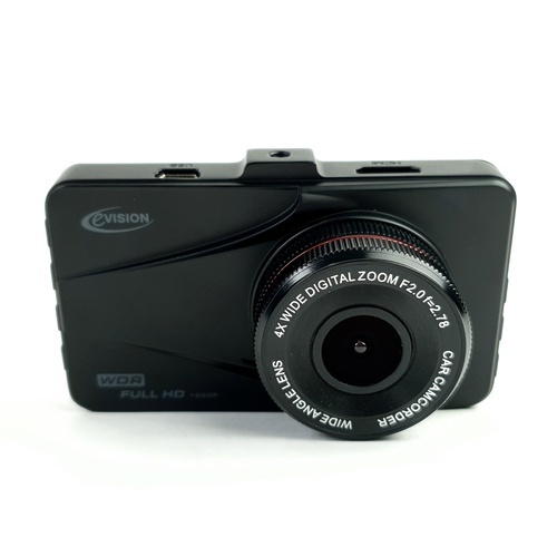 EVISION กล้องติดรถยนต์(กล้องหน้า) รุ่น CD-170 (3นิ้ว) ขนาด 8.90x5.30x3.40cm สีดำ