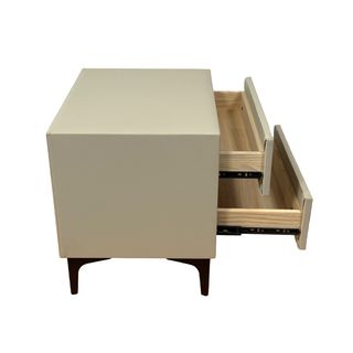 DELICATO ตู้ข้างเตียง รุ่น Aura ขนาด 50x40x48 ซม. สีเทามิสต์เกรย์ 