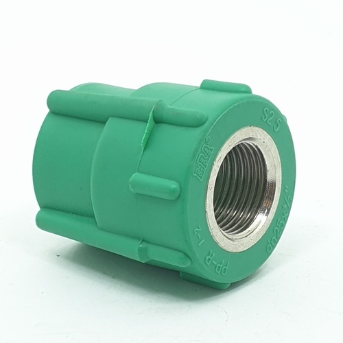 ERA ข้อต่อตรงเกลียวใน PPR 3/4(25mm)x1/2(18) สีเขียว