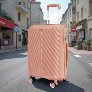 WETZLARS กระเป๋าเดินทาง ขนาด 24 นิ้ว  รุ่น Summer-01 ขนาด 26x40.50x65 ซม. สีชมพูโรส