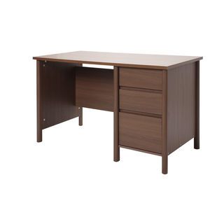 DELICATO โต๊ะทำงาน รุ่นอแมนด้า ขนาด 120x60x75 ซม.สีอเมริกาโน่