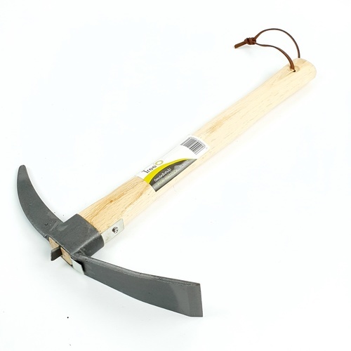 Tree’O พรวนขุดสองทางด้ามไม้ รุ่นTL3032 ขนาด36ซม. สีน้ำตาล