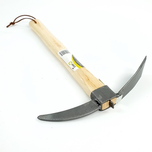 Tree’O พรวนขุดสองทางด้ามไม้ รุ่นTL3032 ขนาด36ซม. สีน้ำตาล