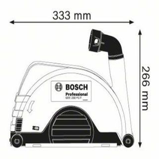 BOSCH เครื่องเก็บฝุ่นสำหรับเครื่องเจียร์ 9 รุ่น GDE 230 FC-T