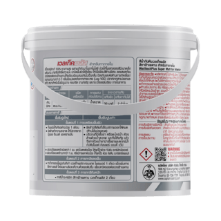 Captain สีทาฝ้าเพดาน เวลเทค ด้าน #0W700 1 กล. สีเทาควันบุหรี่