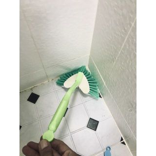 ANCHOR แปรงขัดพื้นและผนังด้ามสั้น รุ่น ซุปเปอร์ฮาร์ท สีเขียว