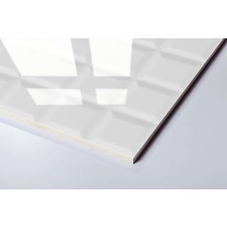 Marbella กระเบื้องเซรามิคปูผนัง 10x16 นิ้ว สแควร์ ไวท์ D25401A (N) Gloss (15P)