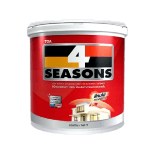 โฟร์ซีซันส์ สีน้ำด้าน ภายนอก #A5001 5 กล สีเพิร์ลไวท์