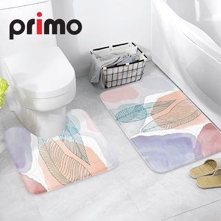 Primo พรมชุดห้องน้ำ รุ่น 2JJ4565A ลายใบไม้