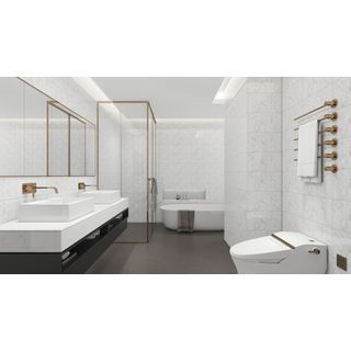 Marbella กระเบื้องเซรามิคปูผนัง 10x16 นิ้ว รุ่น ออร่า ไวท์ SRE2511 Gloss (15P)