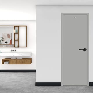 WELLINGTAN วงกบ UPVC รุ่น HTG170200F ขนาด70x200 ซม. สีเทา