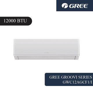 GREE เครื่องปรับอากาศ Pular (Groovi) Fixed-Speed ขนาด 12000 BTU รุ่น GWC12AGCF1/I สีขาว