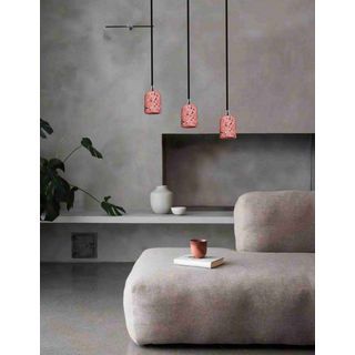 EILON ขั้วห้อยหลอดไฟ ขั้ว E27 รุ่น ML-20038 สีชมพู