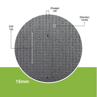 POLLO หญ้าเทียมตกแต่ง รุ่นVega-S1514 ขนาด15มม. กว้าง1เมตร x ยาว4 เมตร สีเขียว