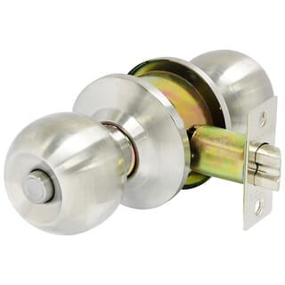 COLT LITE ลูกบิดห้องน้ำ จานเล็ก สเตนเลส-201 รุ่น 3022 SS สีสเตนเลส