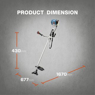 SENIX เครื่องตัดหญ้าก้านตรง 4 จังหวะ 2.25 แรงม้า รุ่น GTBCU4QL-H-EU สีน้ำเงิน - ดำ