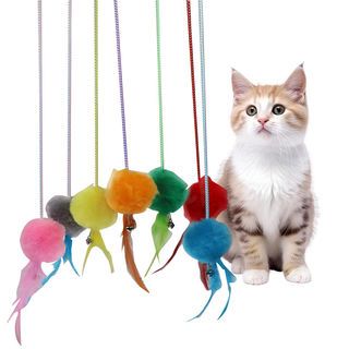 DUDUPETS ไม้ตกแมว รุ่นS38 ขนาด 2X50X2ซม.คละสี