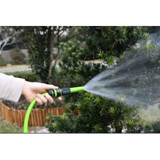 Tree O ชุดหัวฉีดพลาสติกแบบบิดปรับ2รูปแบบ สำหรับก๊อกสนาม3/4“-1” รุ่นGLB-8211-0 สีเขียวดำ