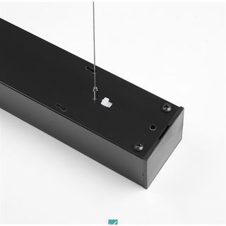 EILON โคมไฟ T8 รางเดี่ยวแขวนเพดาน ขั้วG13 รุ่น EBGD-DGT8-S120 สีดำ