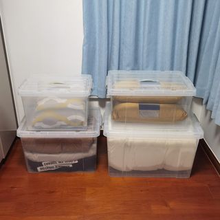 GOME กล่องเก็บของอเนกประสงค์ 44ลิตร รุ่น TG51025
ขนาด 53x38.5x33ซม. สีใส