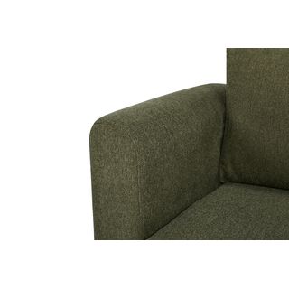 PULITO โซฟาเบดผ้า 2 ที่นั่ง รุ่น COLMAR-OL ขนาด 71x147x77 ซม. สีเขียวมะกอก