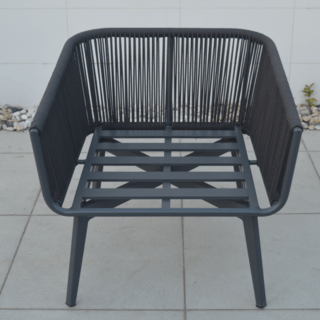 SUMMER SETเก้าอี้ outdoor อลูมิเนียม Similan ขนาด 76x80x71 ซม. สีเทาอ่อน